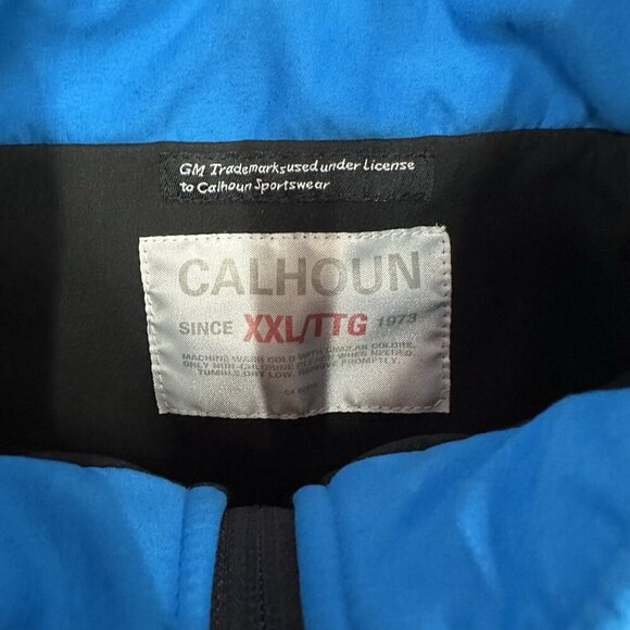 Camaro All Season Softshell Calhoun Unisex Jacket Size XXL Black Blue - Picture 3 of 5